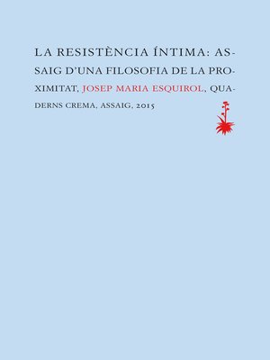 cover image of La resistència íntima